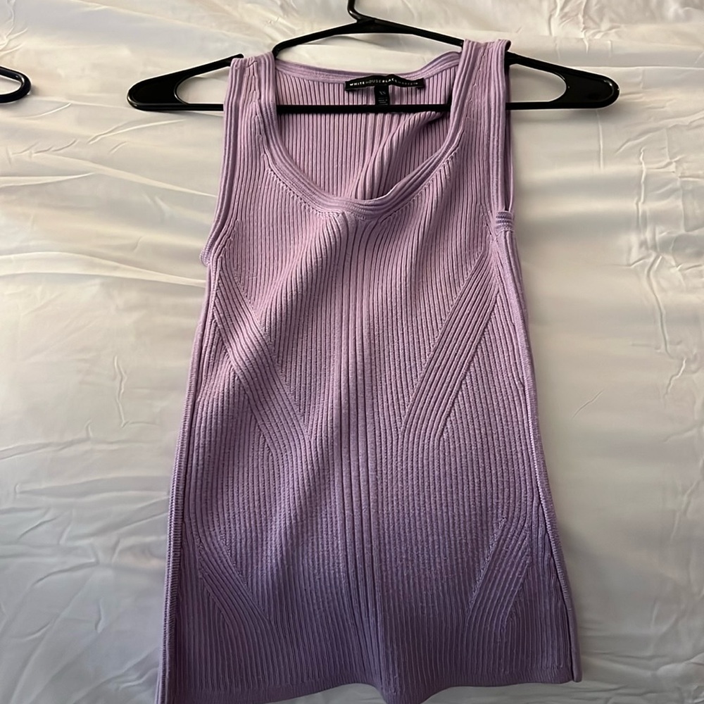 WHBM lavender sweater tank